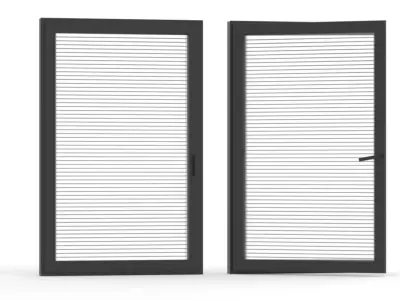 WINDOWS with lines like blinds Free 3D model