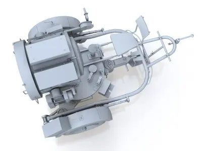 60cm Flak Scheinwerfer 36 - Flak SW 36 3D model