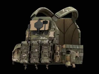 TYR Tactical PICO DSX Assaulter Plate Carrier V2 Low-poly 3D model