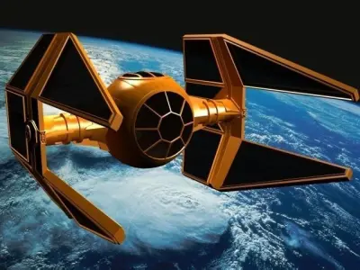 Spaceship Fighter 3D model