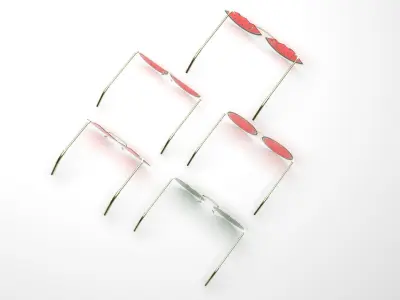 Watermelon Sunglasses Collection 3D model