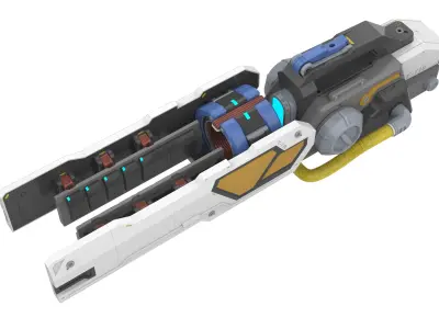 Winston Tesla Cannon - Overwatch - Printable - STL - Commercial 3D print model