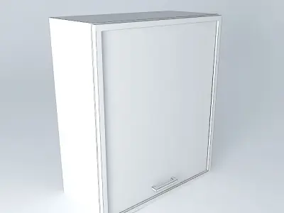 wooden cabinet 3D model