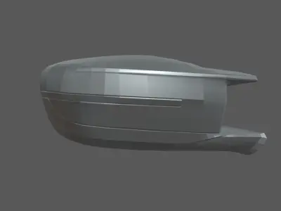  Car Mirror 06 Low-poly 3D model