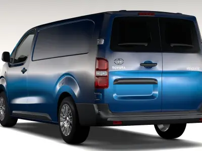 Toyota ProAce Van L3 2017 3D model