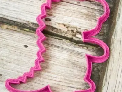 Dinosaur Tyrannosaur cookie cutter for professional Free 3D print model