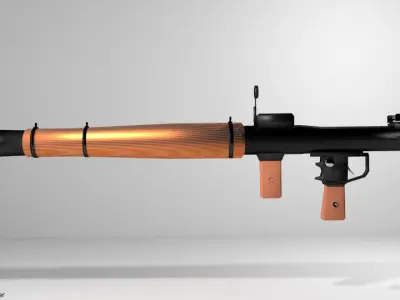 Rocket Launcher - Shoulder-fired - RPG 3D model