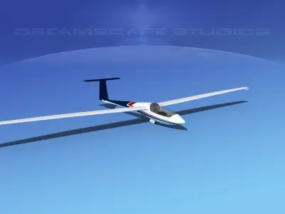 Centrair C-101 Pegase V06 Low-poly 3D model