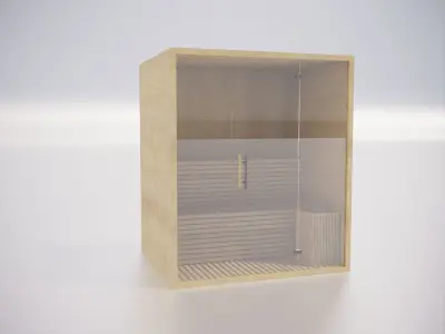 FINNISH OUTDOOR SAUNA 3D model