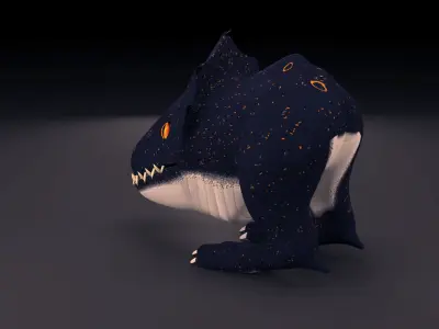Baby Dinisaur Free low-poly 3D model