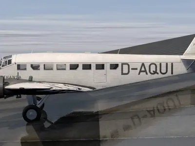 Junkers Ju-52 1m 3D model