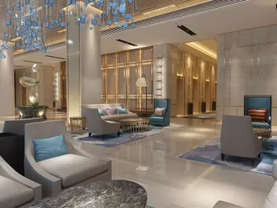 The Hotel Lobby 8 3D model