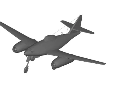 messerschmitt 262 3D model