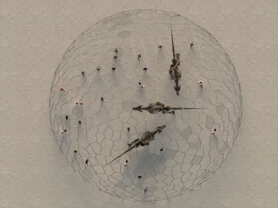 Voronoi Dome 3D model