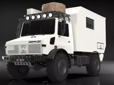 Unimog atlas 4x4 3D model