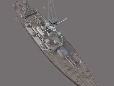 HSM Lord Nelson  3D model