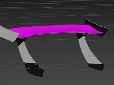 Big Country Labs Wing Low-poly 3D model