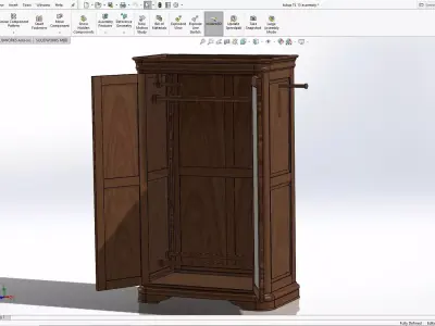 Wardrobe armoires - bedroom furniture sets home Free 3D model