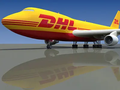 Boeing DHL 3D model