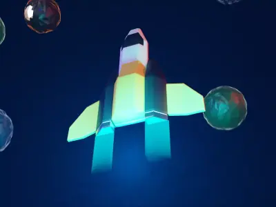 3D Spaceship  3D model