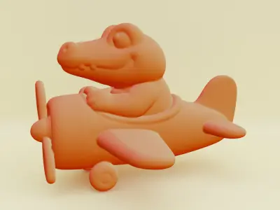 Baby Bombardino Crocodilo Italian brainrot Printable 3D print model