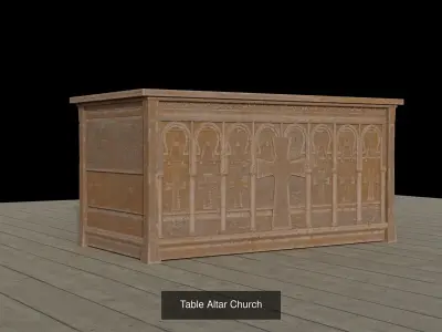 Small Church 3D Model Collection