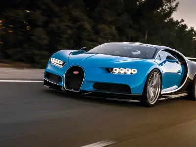 bugatti chiron Free low-poly 3D model