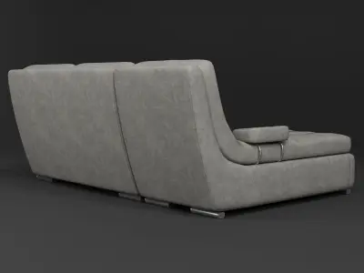 Bozen Sofa Free low-poly 3D model