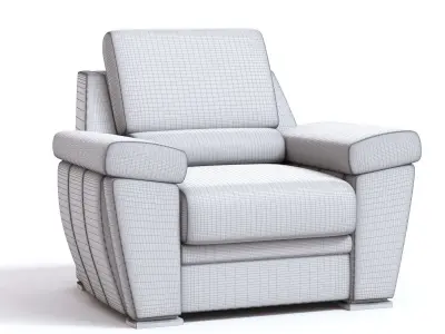 Leon soft chair Free 3D model