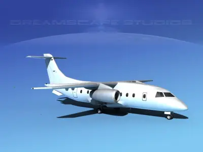 Dornier 328Jet Unmarked 3 3D model