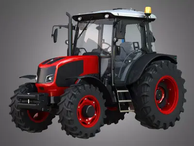 Ursus C-3120 Tractor 3D model