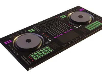 DJ Mixer 3D model