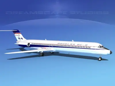 Douglas DC-9-50 Douglas 3D model