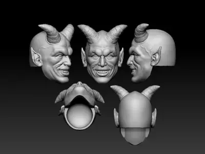 Labria Headsculpt for Action Figures 3D print model