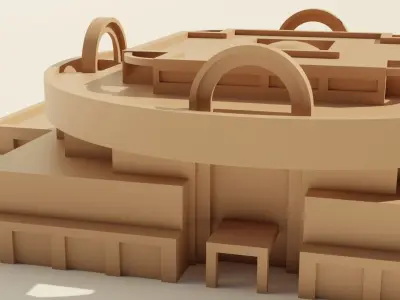 Shanghai Museum 3D print model