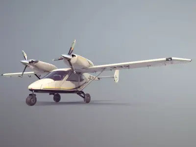 Accord-201 BlackGoldLines Livery Low-poly 3D model