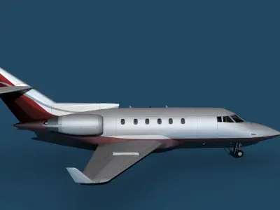 Hawker Siddley 800SR V03 3D model