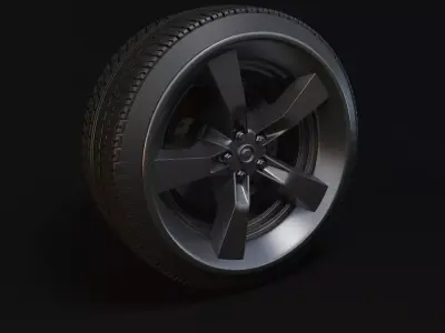 tyre hubs wheel Free 3D model