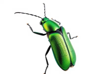 Iridescent Beetle Model Pack for HighDetail Rendering and Games Low-poly 3D model