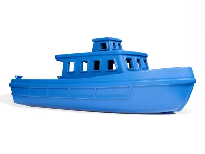 Toy passenger ship 2 3D print model