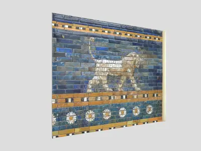  Babylon- Lion-Ishtar Gate Low-poly 3D model
