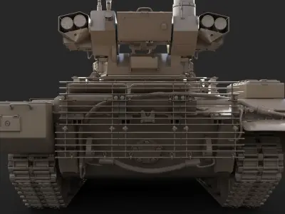 Tank Terminator BMPT 72 War Clay 3D model