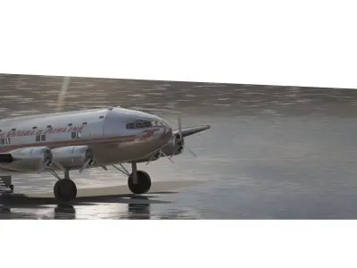 Boeing 307 Stratoliner 3D model