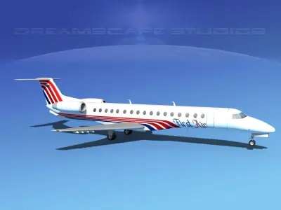 Embraer ERJ-145 First Air 3D model