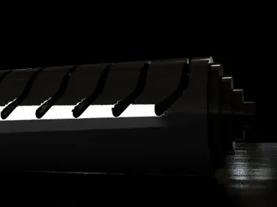 Custom Lightsaber 3D model