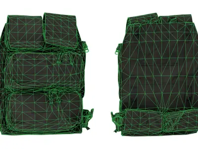 CRYE PRECISION ZIPON 2 POUCH PANEL Low-poly 3D model