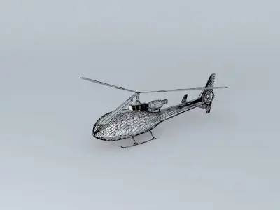 Aerospatiale 342 Gazelle Free 3D model