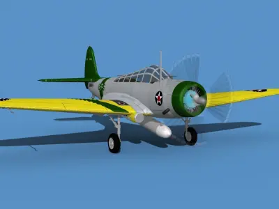 Douglas TBD-1 Devestator V05 3D model