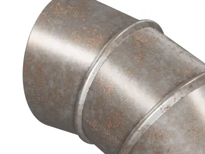 Rusty HVAC Elbow Air Duct 3D model