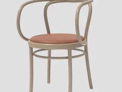 Thonet 209 P Chair Free low-poly 3D model